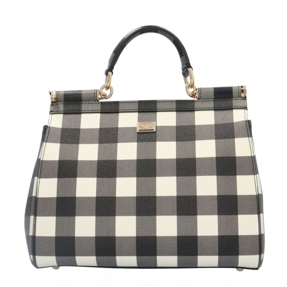 Dolce & Gabbana Women's Leather Shoulder Bag Black,White - Picture 3 of 6